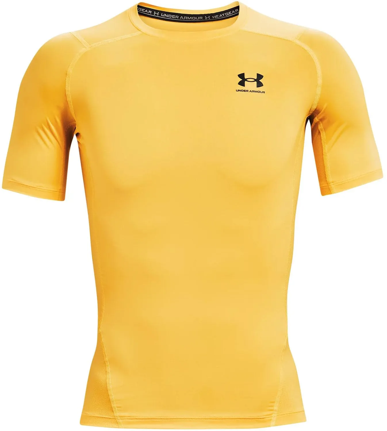Under Armour Hg Armour Comp Men's T-Shirt - Taxi/Nero (790) - 3XL Tall - immagine 4