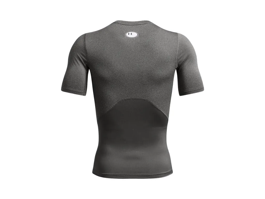 Under Armour Maglietta da allenamento a compressione da uomo, XXL, Carbonio - immagine 4