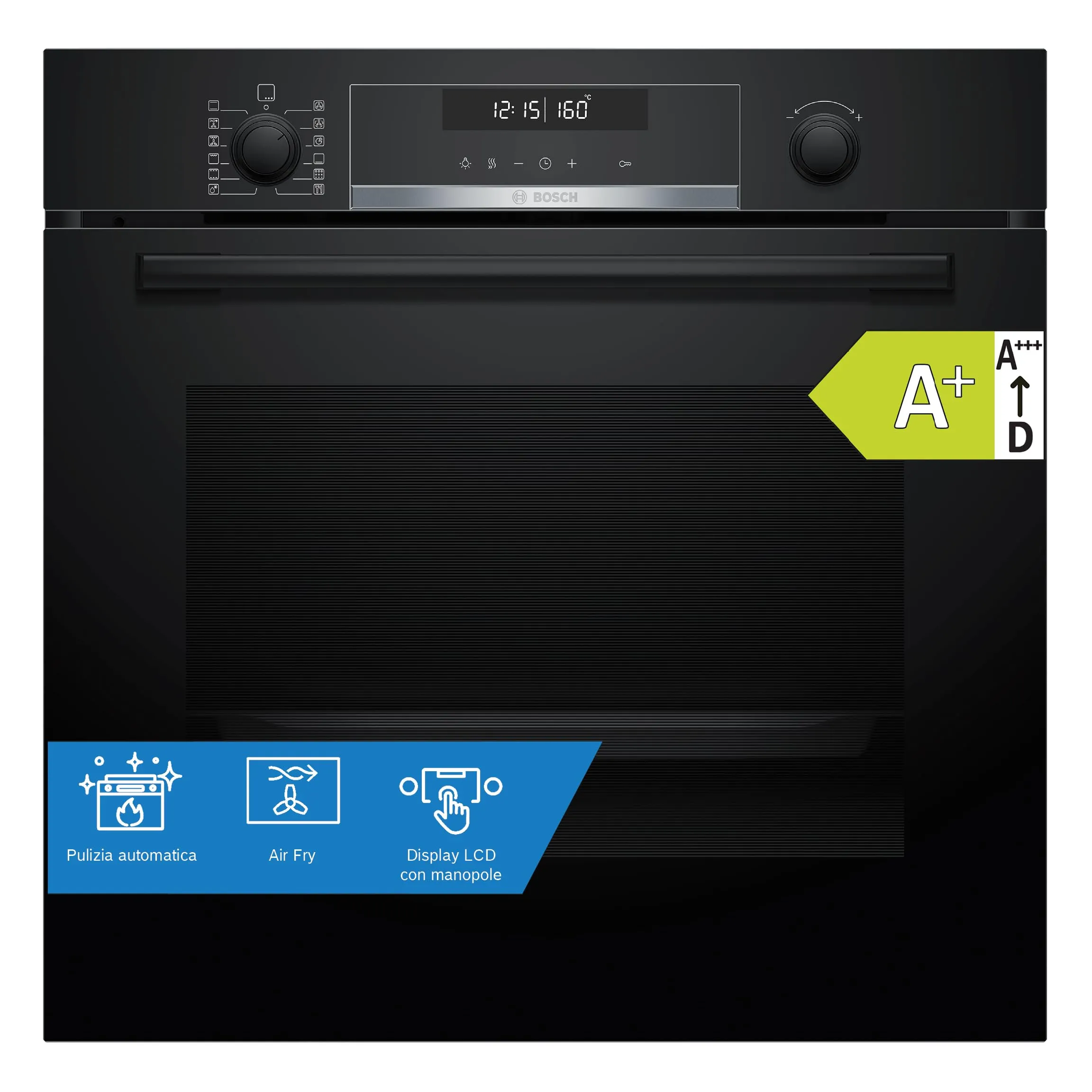 Bosch Serie 6 HBG578BB3 Forno con Pulizia Pirolitica e Air Fry, Nero - immagine 1