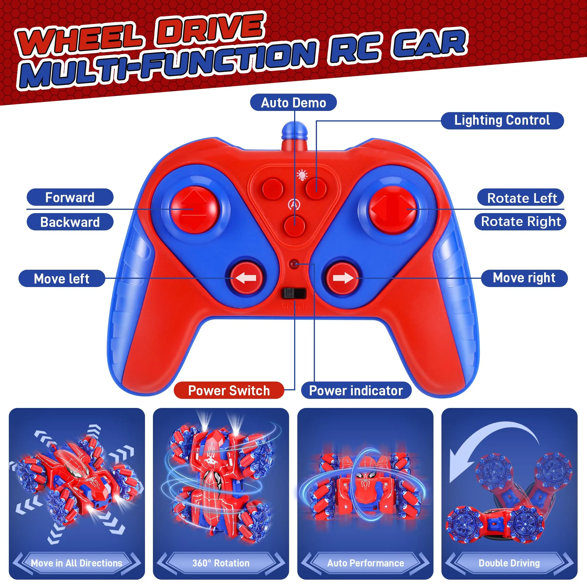 Kssvzz Spider Macchina Telecomandata 2.4Ghz Monster Truck - immagine 2