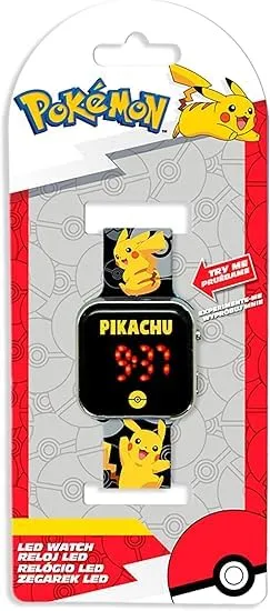 Kids Licensing Orologio Digitale a LED Pokémon, Nero - immagine 4