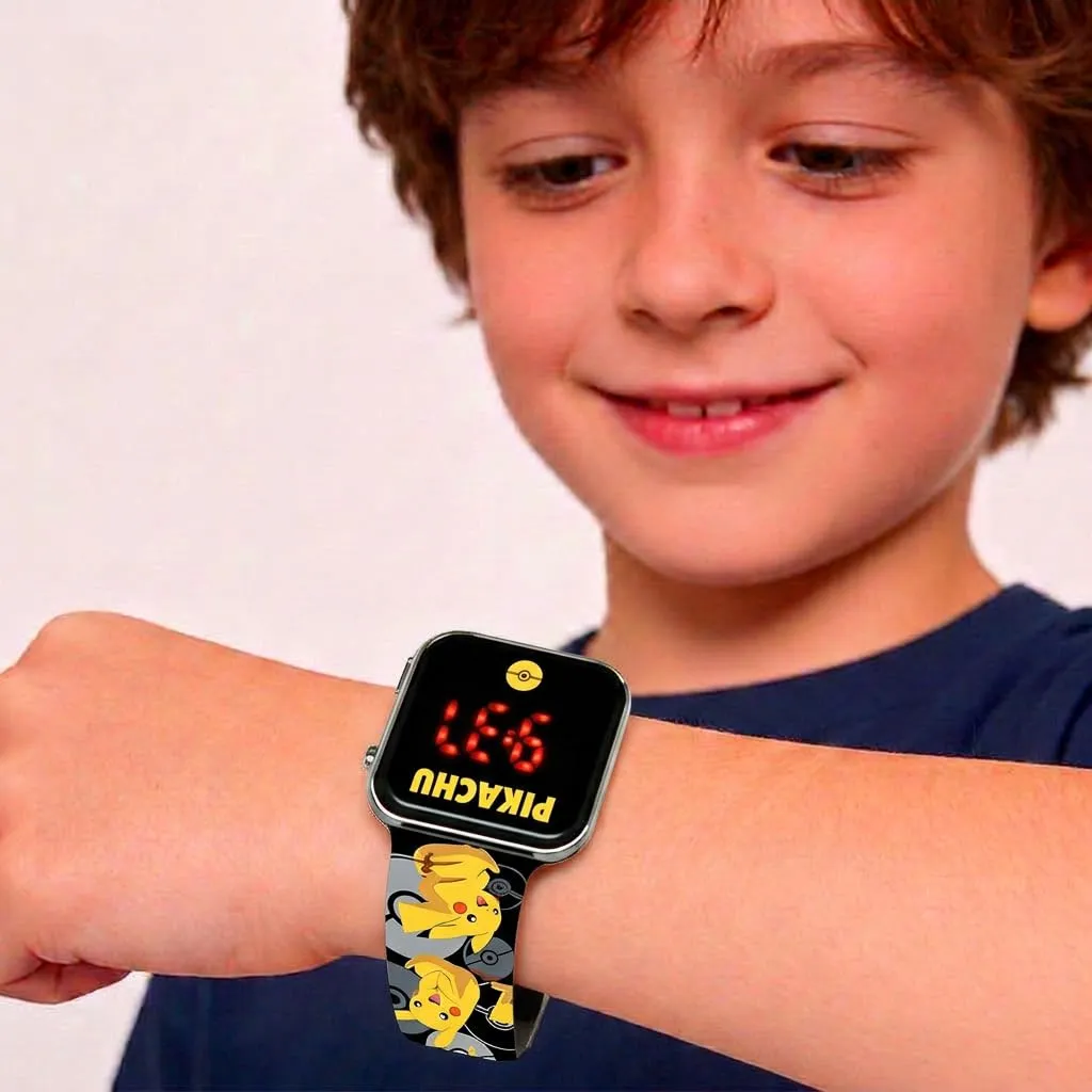 Kids Licensing Orologio Digitale a LED Pokémon, Nero - immagine 5