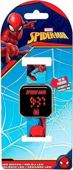 Kids Licensing Orologio Digitale LED Spiderman Blu - immagine 4