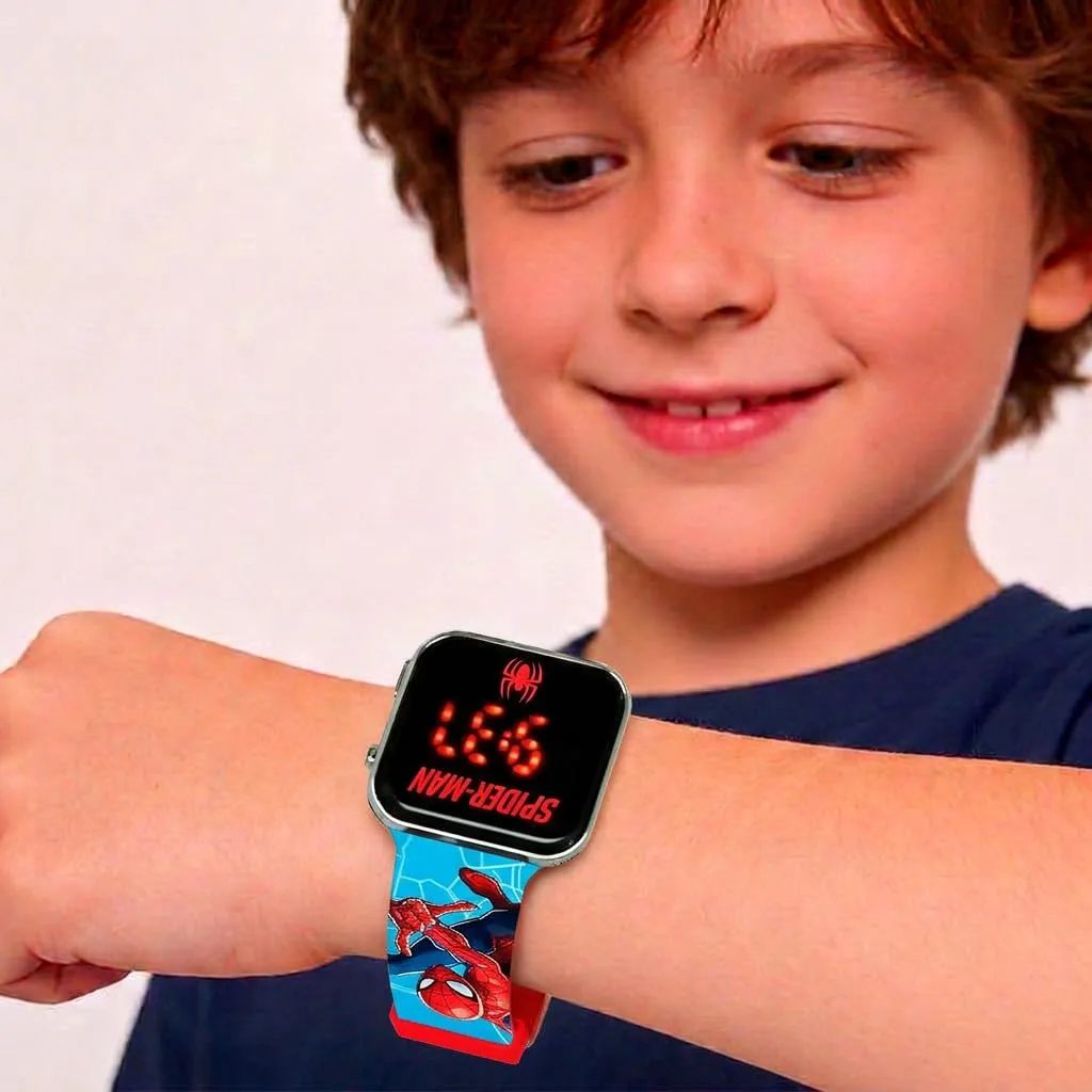 Kids Licensing Orologio Digitale LED Spiderman Blu - immagine 5