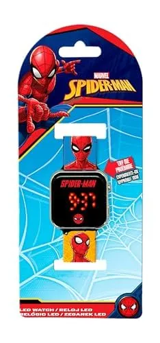 Kids Licensing Orologio Digitale LED Spiderman Multicolore SPD4903 - immagine 4