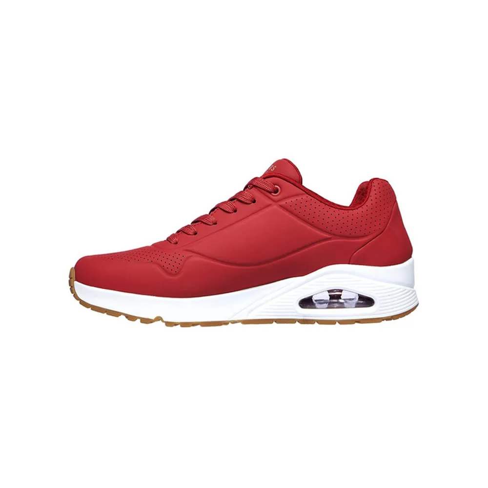 Skechers Uno-Stand on Air 52458-DKRD Men's Sneakers, Dark Red, 41.5 EU - immagine 3