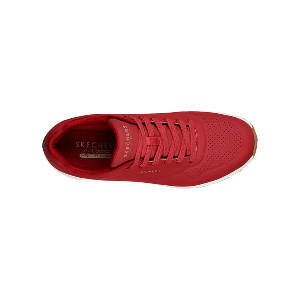 Skechers Uno Stand On Air Scarpe da Ginnastica Uomo, Dark Red, 43 EU - immagine 5