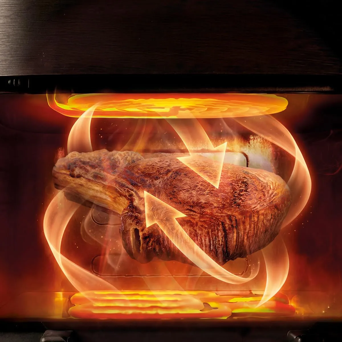 Cecotec Cecofry&Grill Smokin'Prime 4000 Air Fryer 4L 1900W 3in1 Friggitrice, Grill, Piastra - immagine 2