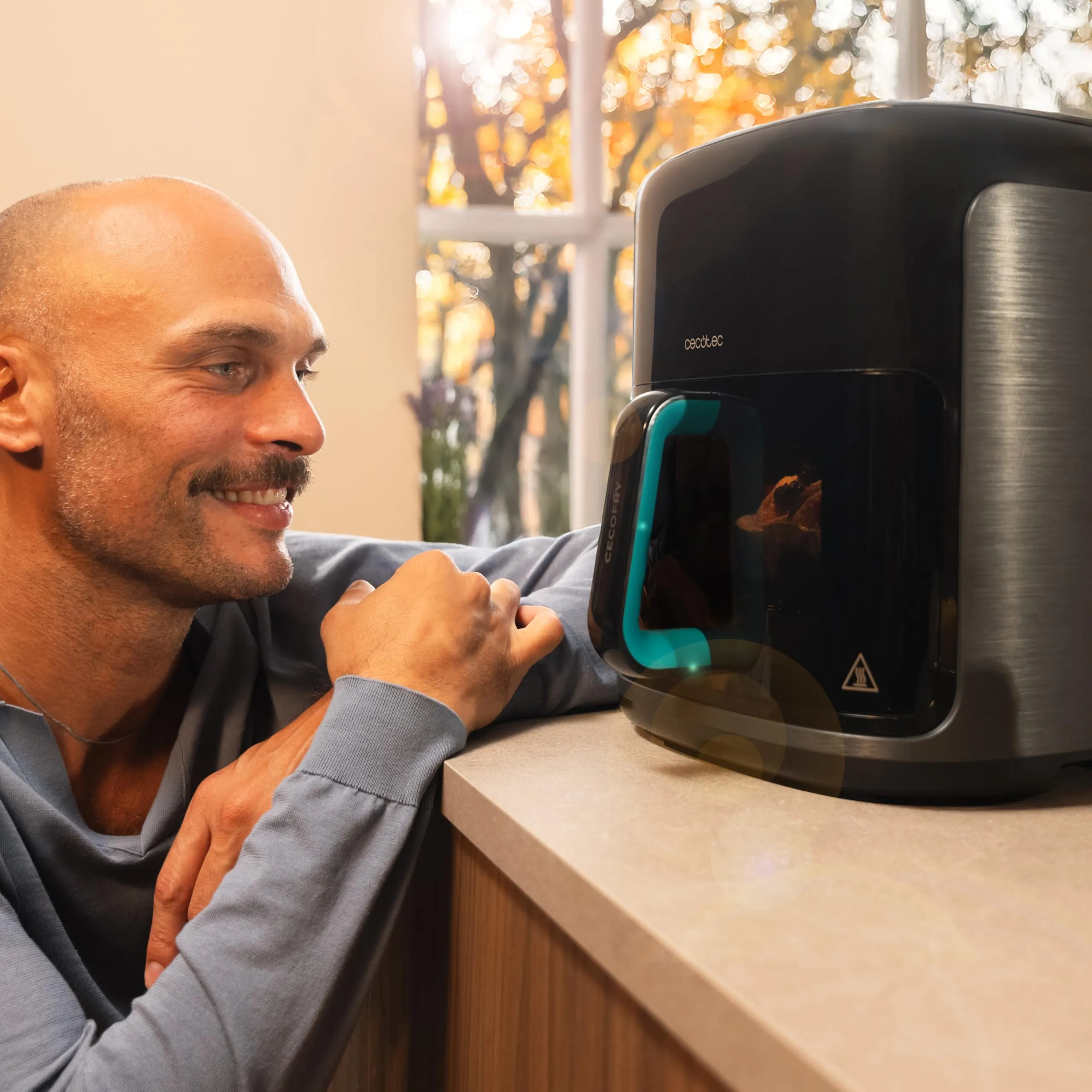 Cecotec Cecofry&Grill Smokin'Prime 4000 Air Fryer 4L 1900W 3in1 Friggitrice, Grill, Piastra - immagine 11