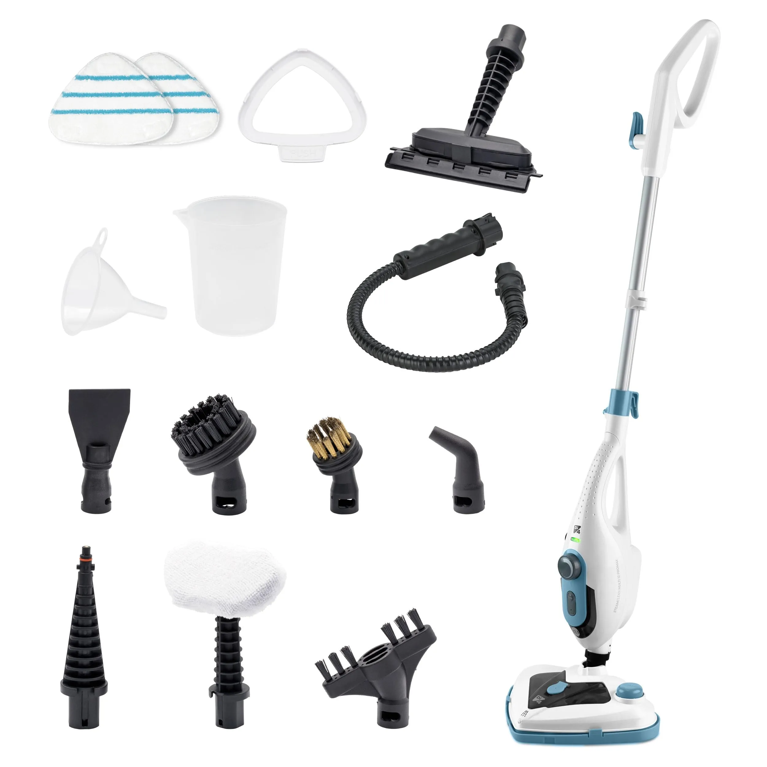Di4 SteamClean Multi 12 ProMax Lavapavimenti a Vapore Multifunzione 12 in 1, 1500W - immagine 1