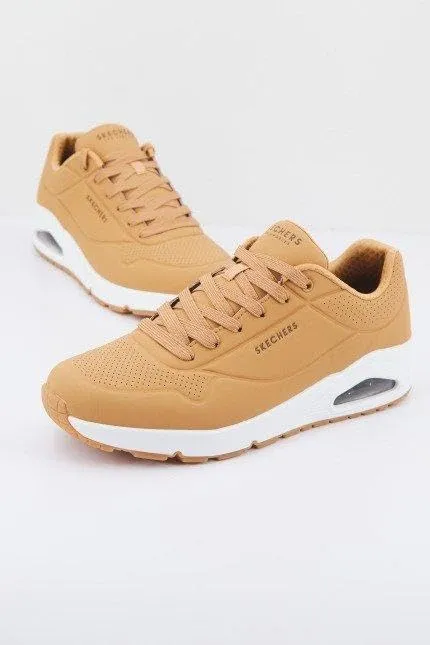 Skechers Uno Stand On Air Uomo, Tan Durabuck Trim, 41 EU - immagine 9