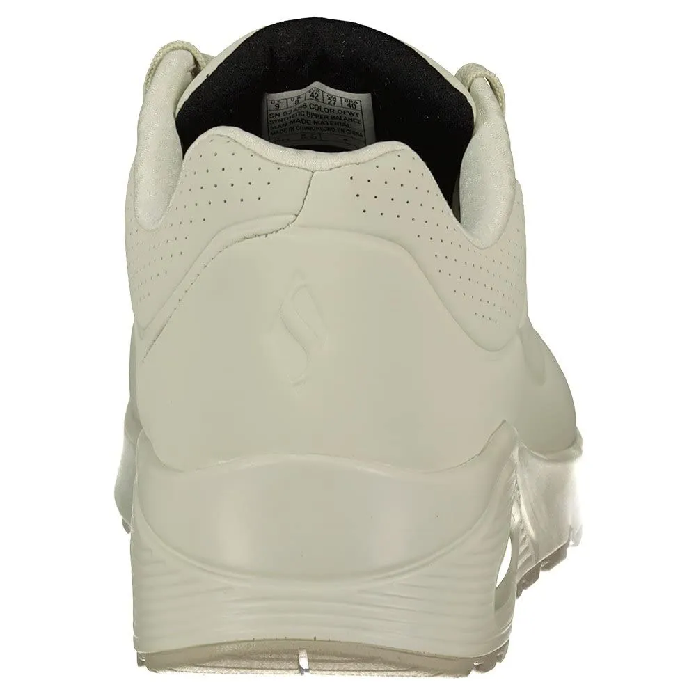 Skechers Uno Stand On Air Scarpe da ginnastica Uomo - Off White Durabuck Mesh - 41.5 EU - immagine 6