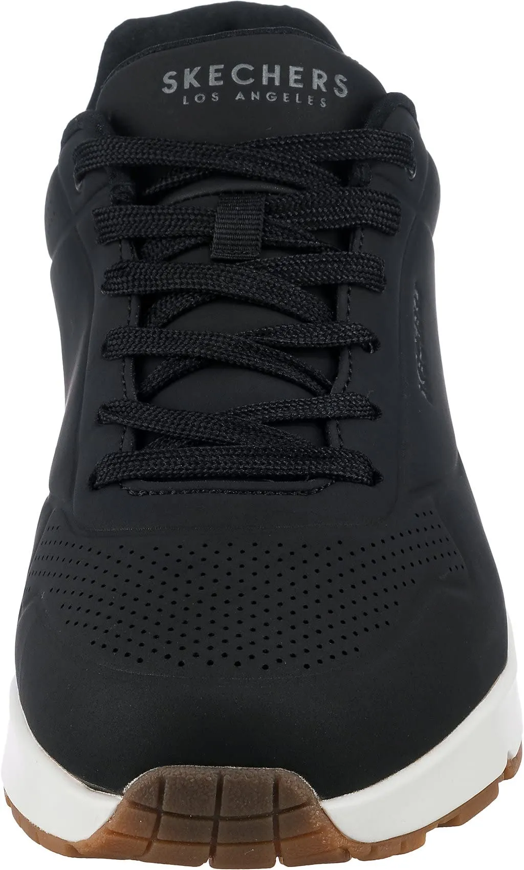 Skechers Uno Stand On Air Scarpe da ginnastica Uomo, Dark Black Durabuck Trim, 47.5 EU - immagine 5