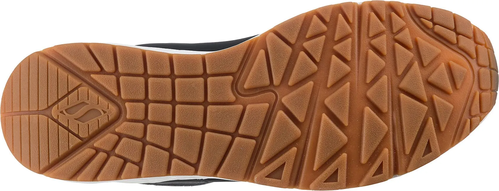 Skechers Uno Stand On Air Men's Sneakers - Dark Black Durabuck Trim, 45 EU - immagine 8