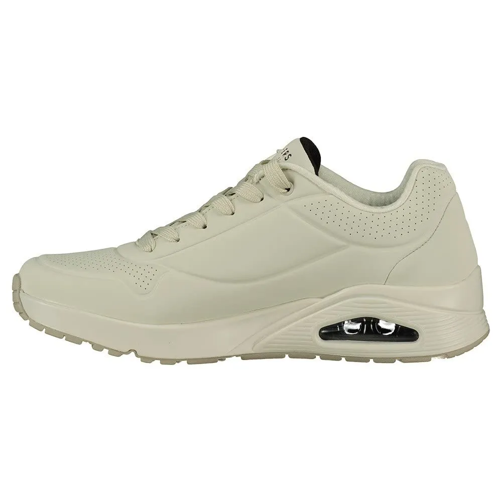Skechers Uno Stand On Air Scarpe da ginnastica Uomo, Off White Durabuck Mesh, 41 EU - immagine 4