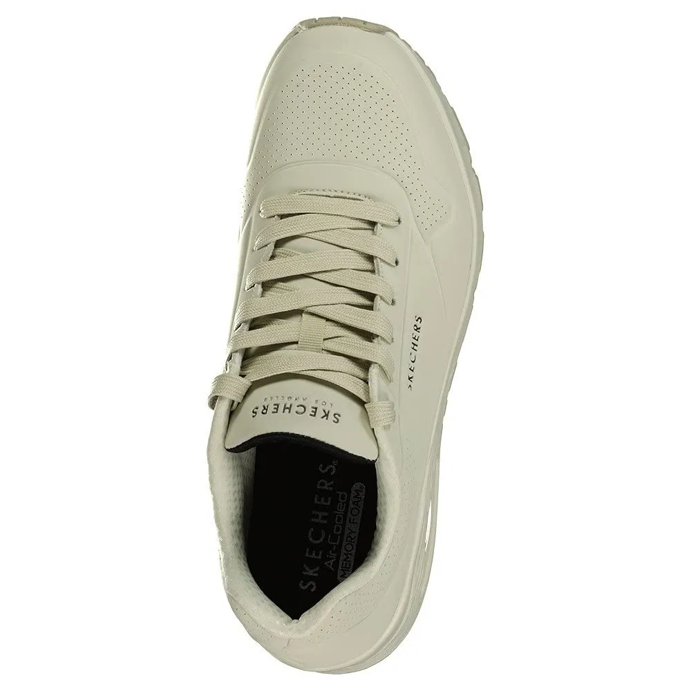 Skechers Uno Stand On Air Scarpe da Ginnastica Uomo, Off White Durabuck Mesh, 44 EU - immagine 5
