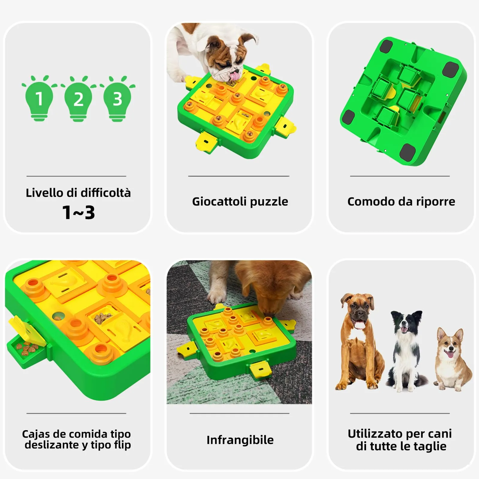 Dufuso Giochi di Intelligenza per Cani Interattivi, Training Comportamentale Livello 3 Avanzato - immagine 3