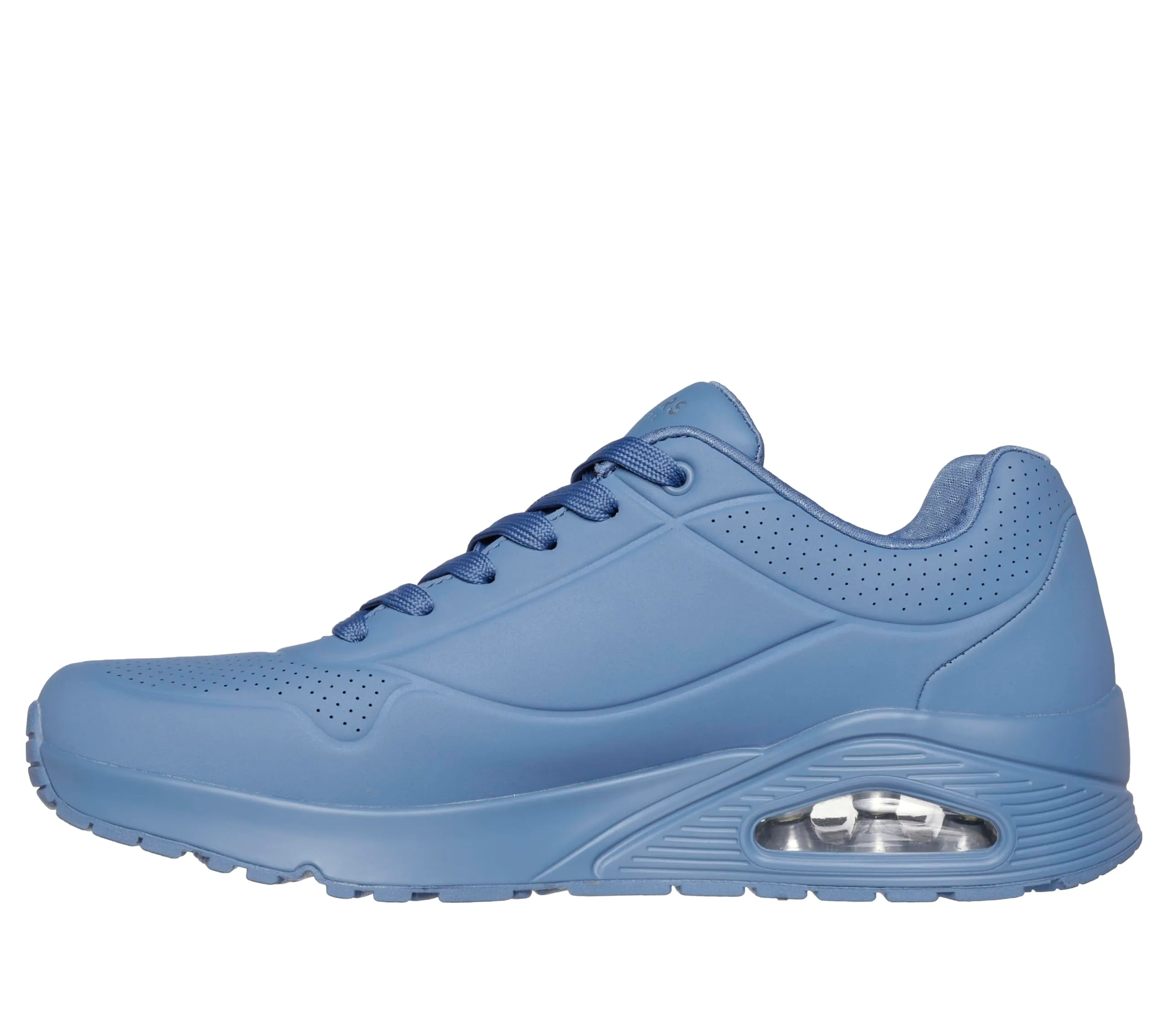 Skechers Uno Stand On Air, Scarpe da ginnastica Uomo, Blue Durabuck Mesh, 40 EU - immagine 5