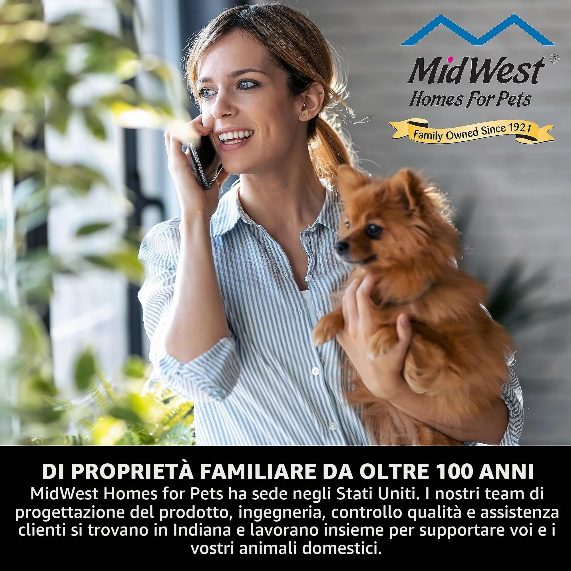 New World Recinto pieghevole in metallo per animali, senza porta, 157 x 157 x 76 cm, nero - immagine 7