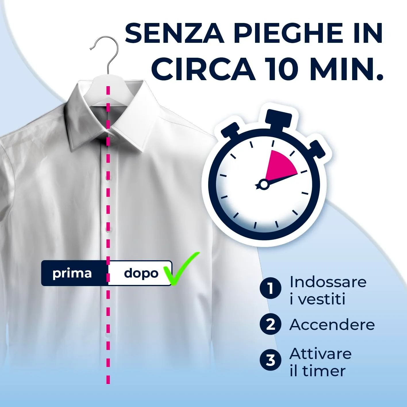 CLEANmaxx Ferro da stiro automatico per camicie PRO - immagine 3