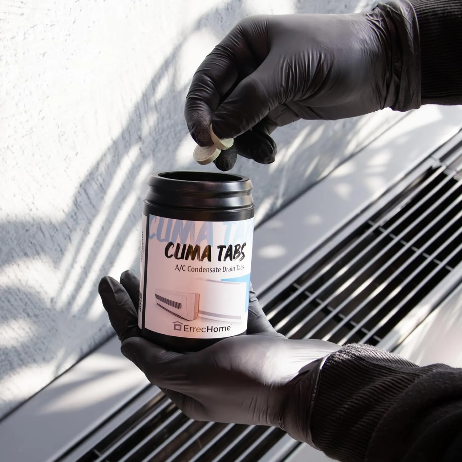 ErreHome Clima Tabs, Pastiglie per trattamento vaschetta raccolta condensa climatizzatore, 40 pastiglie da 8g - immagine 3