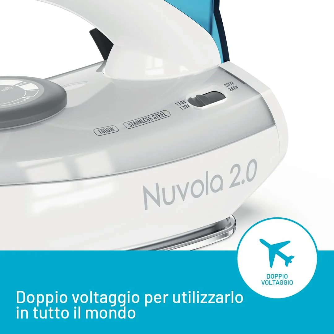 Imetec Nuvola 2.0 Ferro da stiro da viaggio a vapore 1000W - immagine 3