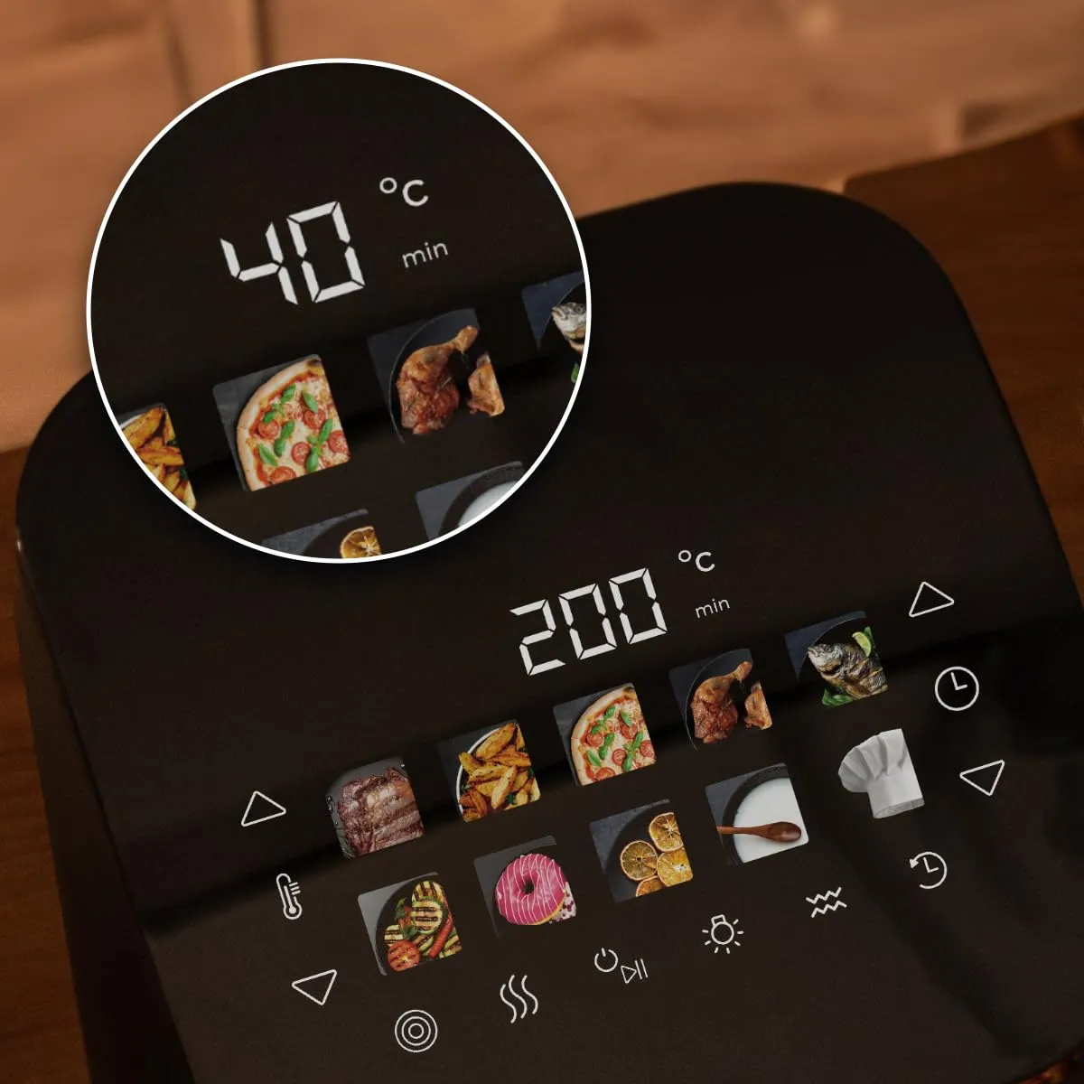 Cecotec Cecofry&Grill Smokin' 8500 Friggitrice ad Aria 8.5 Litri, 2200W, Piastra-Grill, Affumicatore Integrato - immagine 13