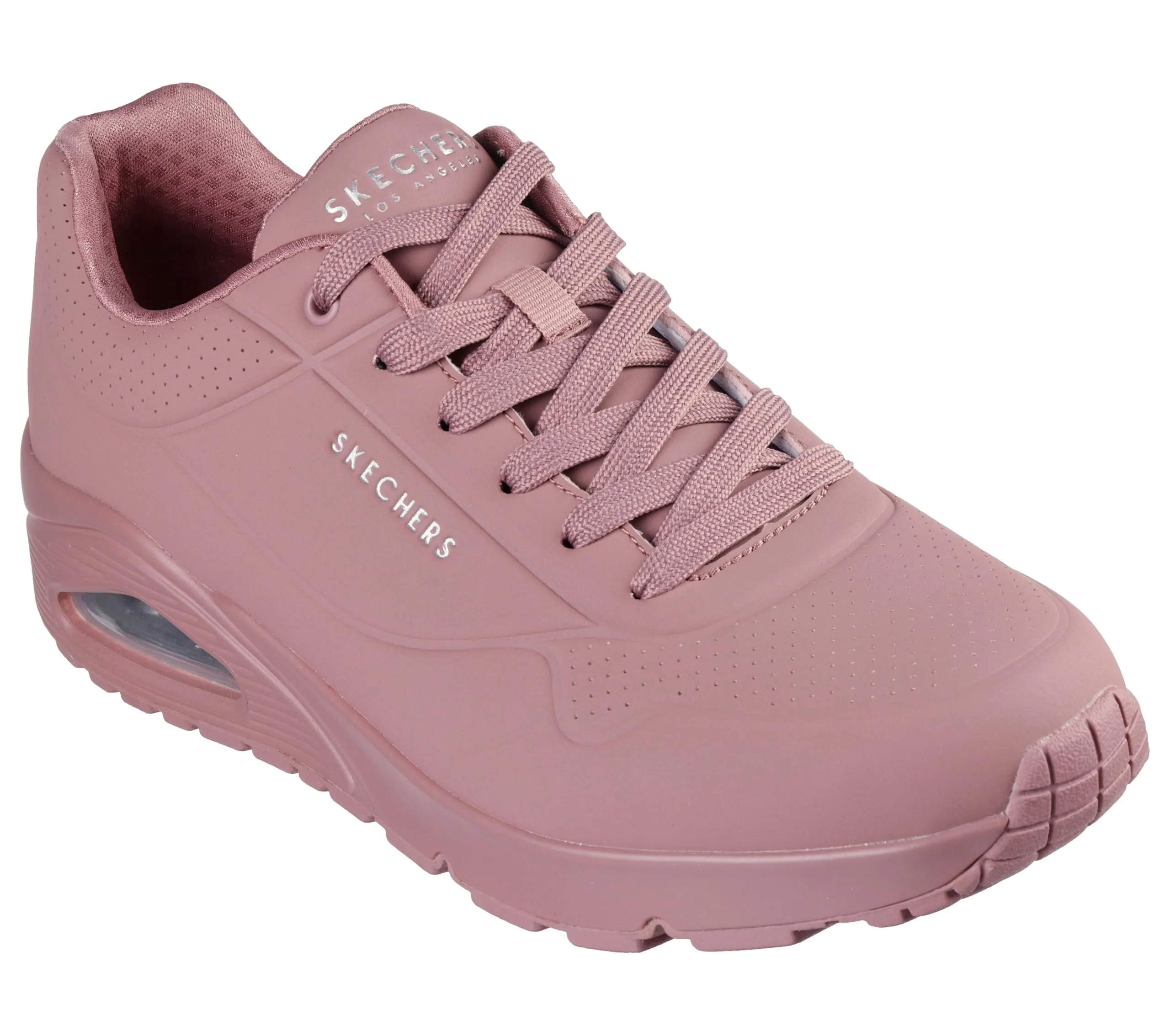 Skechers Uno Stand On Air Scarpe da ginnastica Uomo, Ash Rose Durabuck Mesh, 41 EU - immagine 5