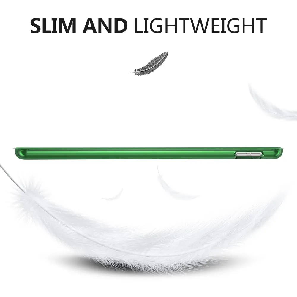 MoKo Cover per iPad 9a/8a/7a Gen 10.2" (2021/2020/2019), Verde Foresta - immagine 8