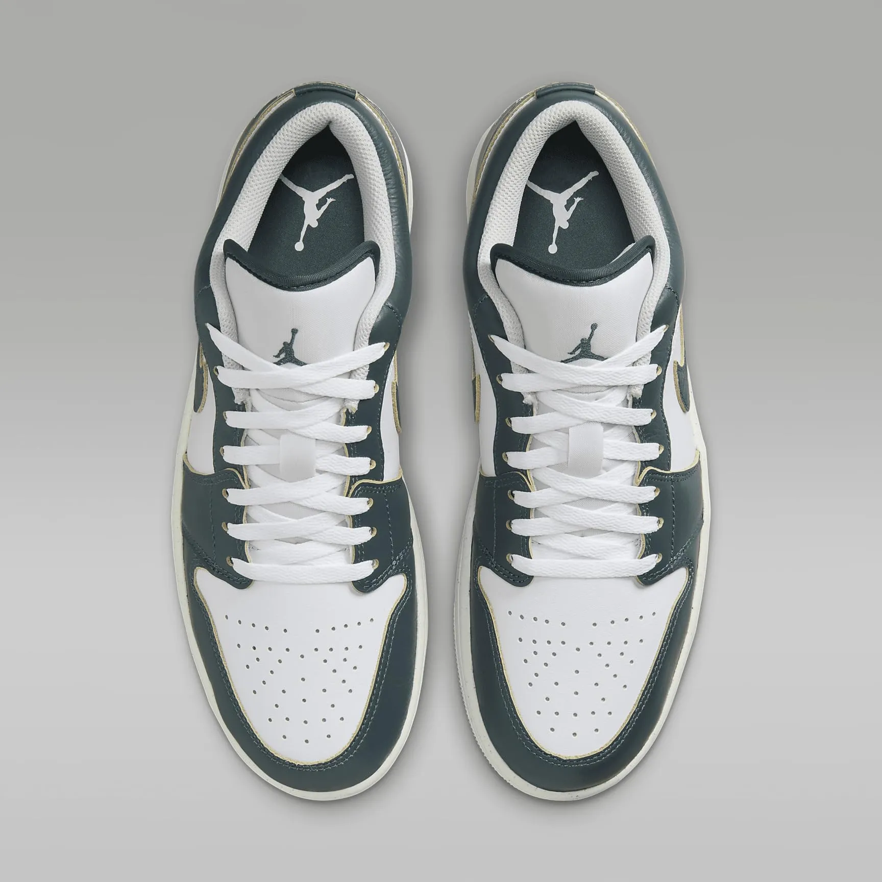 Nike Air Jordan 1 Low SE Men's Shoes FQ7687-300 Oxidized Green/White/Sail - immagine 4