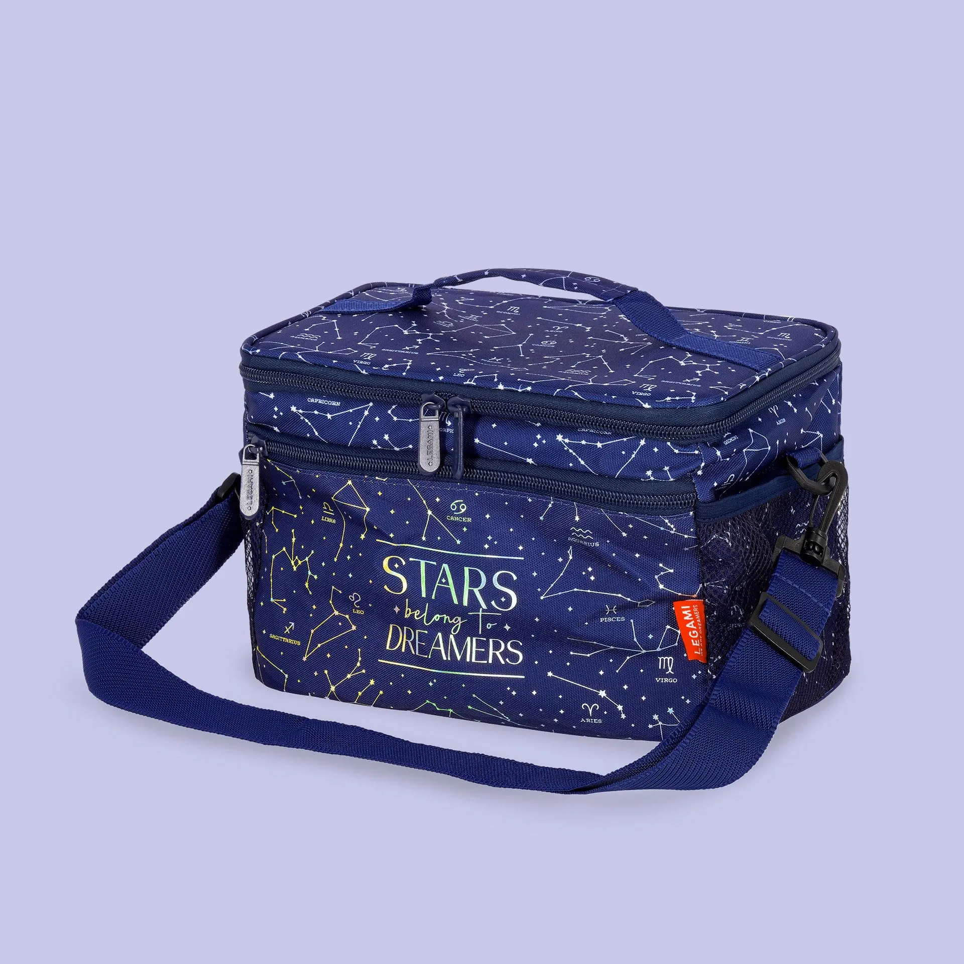Legami Isolierte Lunch-Tasche Stars, 7,7 Liter, 28 x 17 x 15 cm - immagine 2
