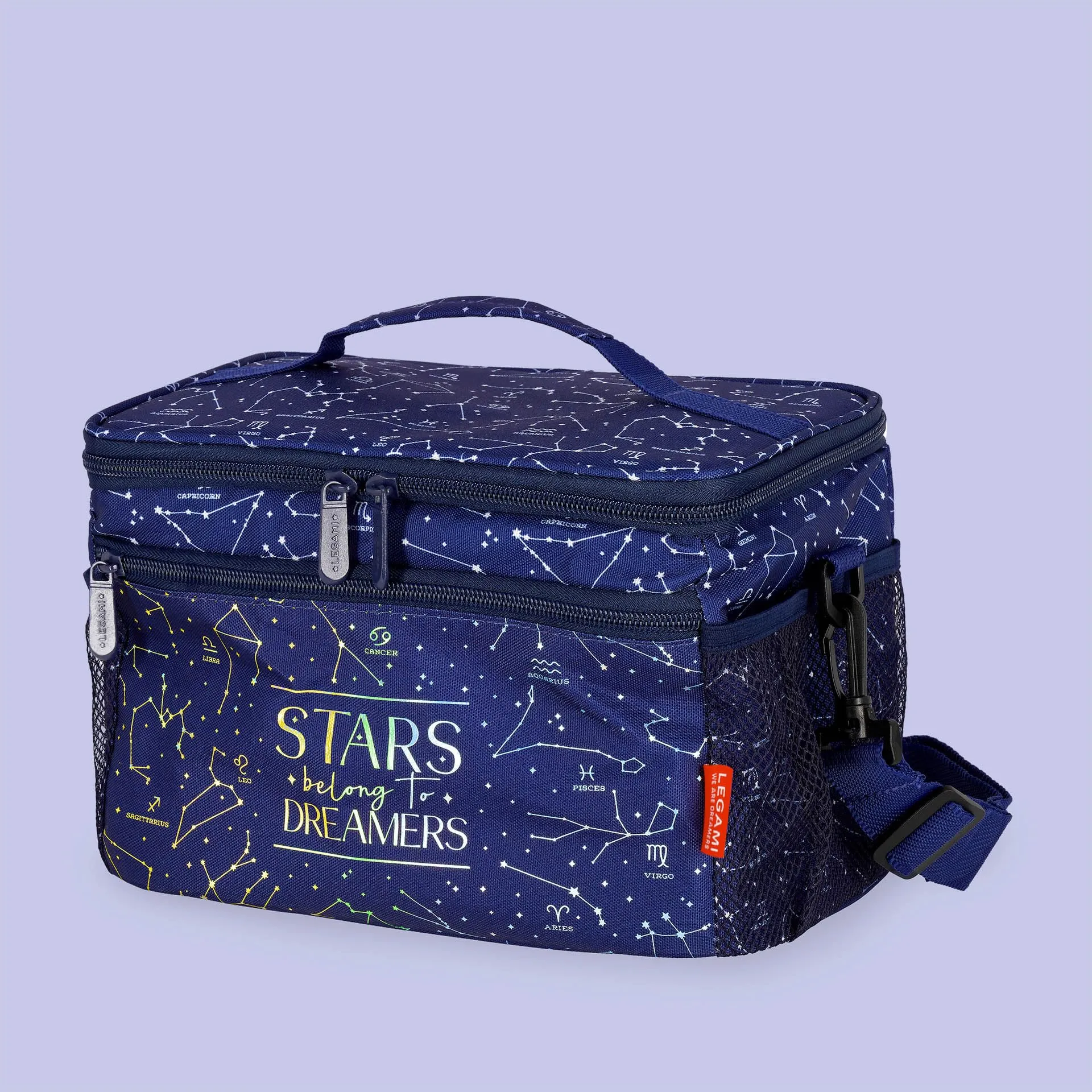 Legami Isolierte Lunch-Tasche Stars, 7,7 Liter, 28 x 17 x 15 cm - immagine 5