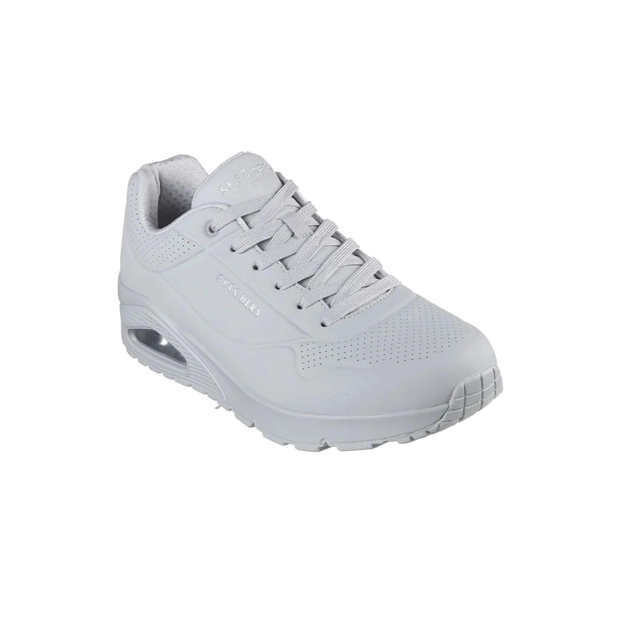 Skechers Uno Stand On Air Scarpe da ginnastica Uomo, Stone Grey Durabuck Mesh, 41 EU - immagine 2