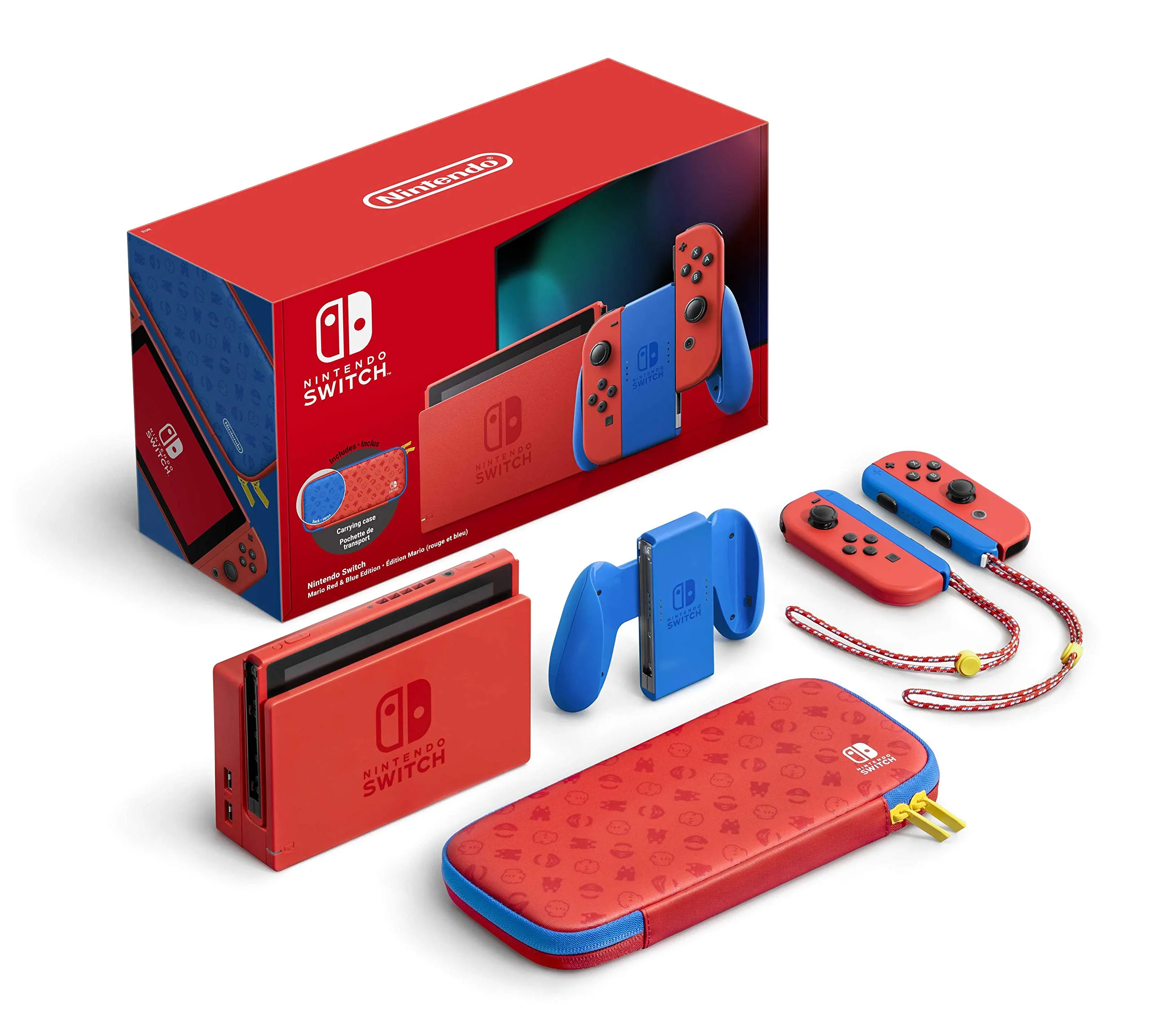 Nintendo Switch Edizione Speciale Mario (Rosso e Blu) - immagine 2