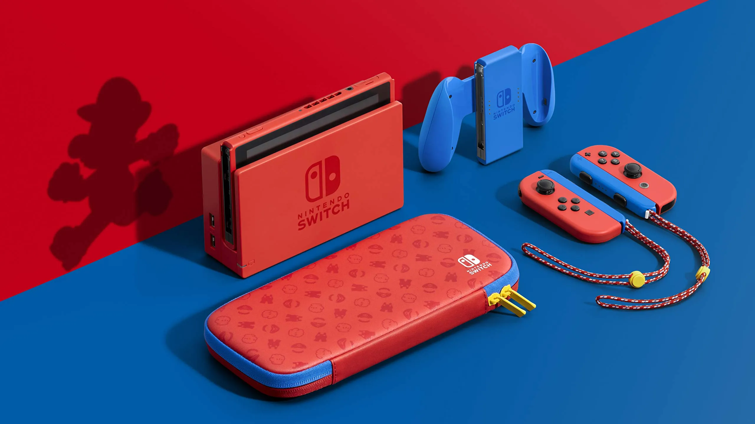 Nintendo Switch Edizione Speciale Mario (Rosso e Blu) - immagine 3