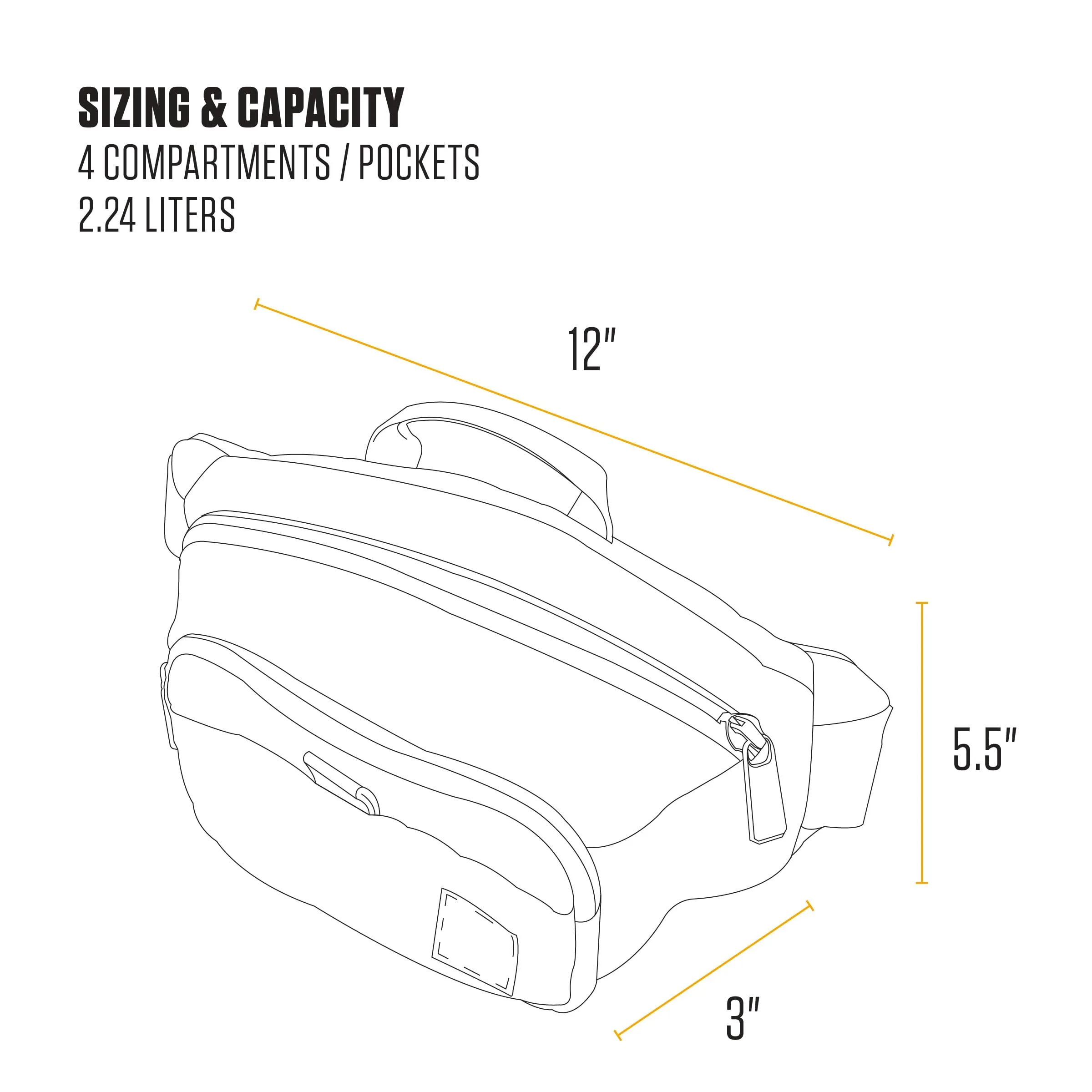 Carhartt Marsupio Essential, Taglia Unica - immagine 5