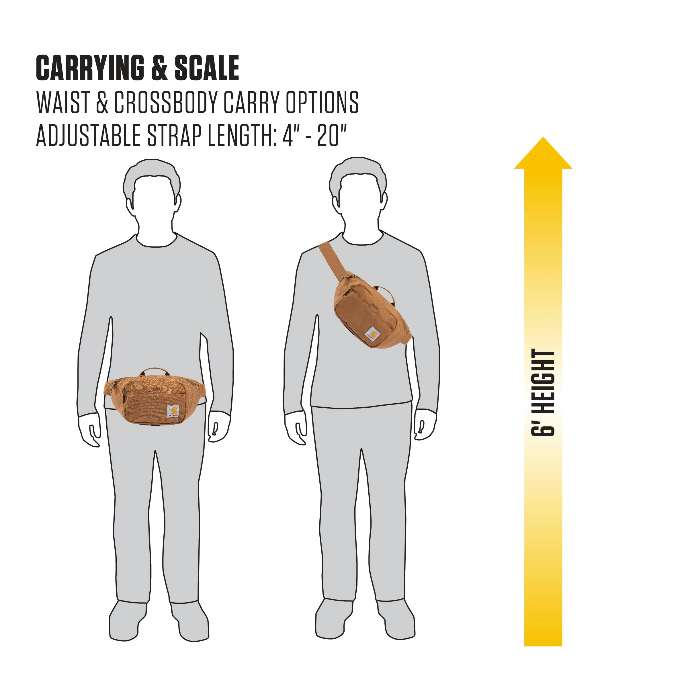 Carhartt Marsupio Essential Rain Defender, Taglia Unica - immagine 6