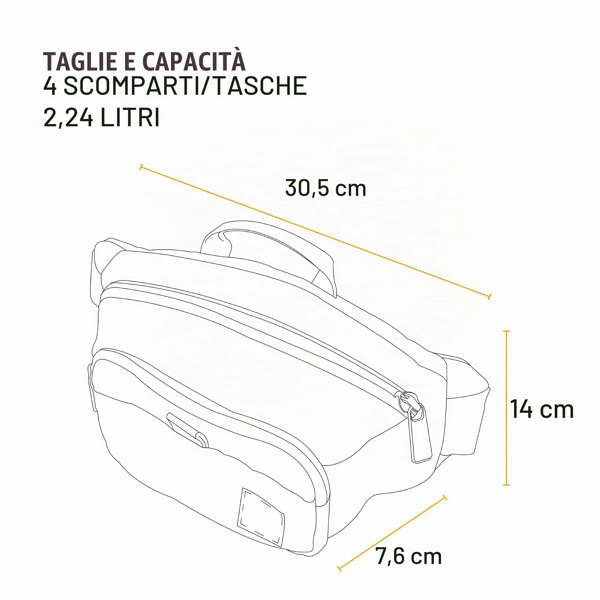 Carhartt Marsupio Essential Rose Tint, Taglia Unica - immagine 5