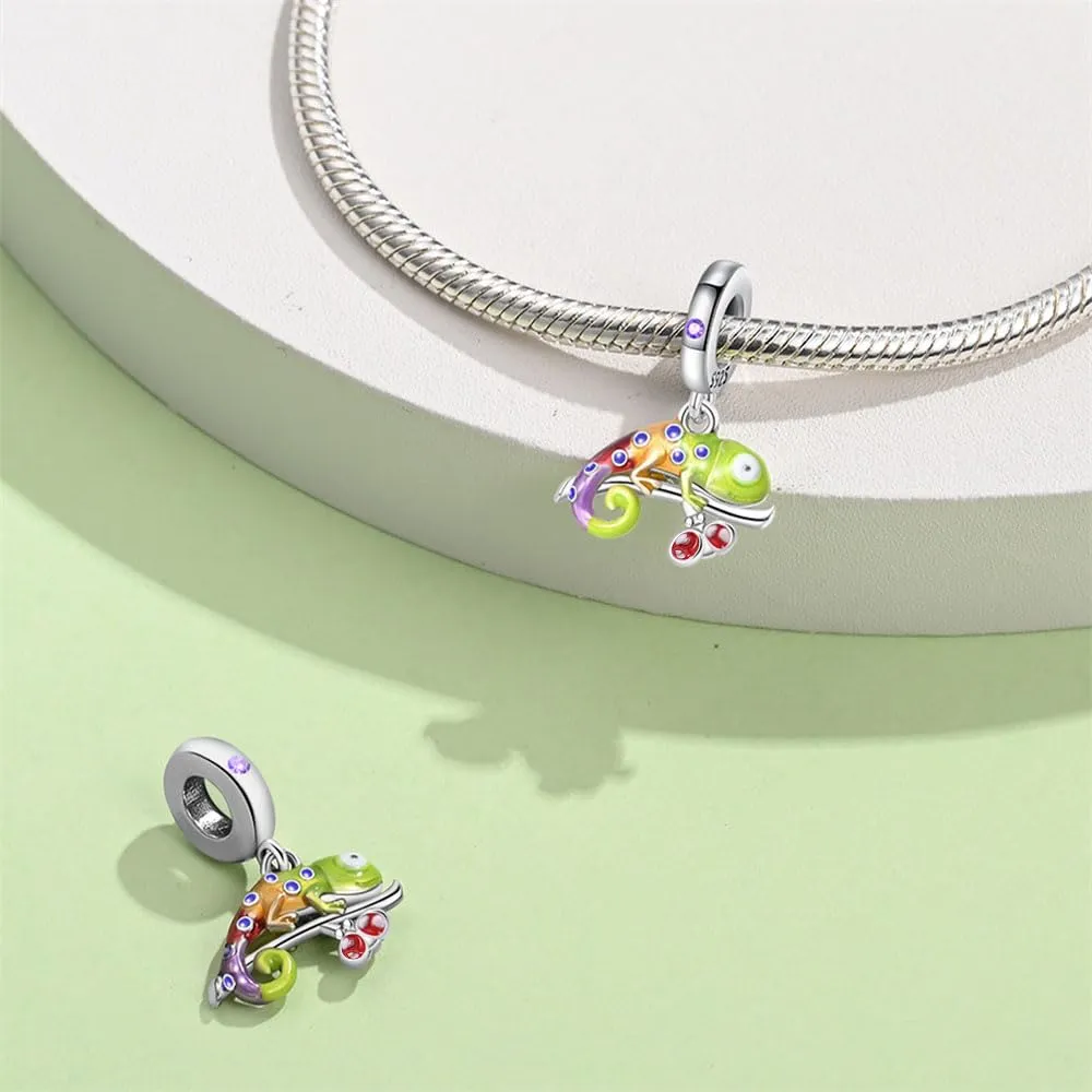 Pandach Bead Charm in Argento Sterling 925 con Cubic Zirconia per Braccialetti e Collane Europei - immagine 3