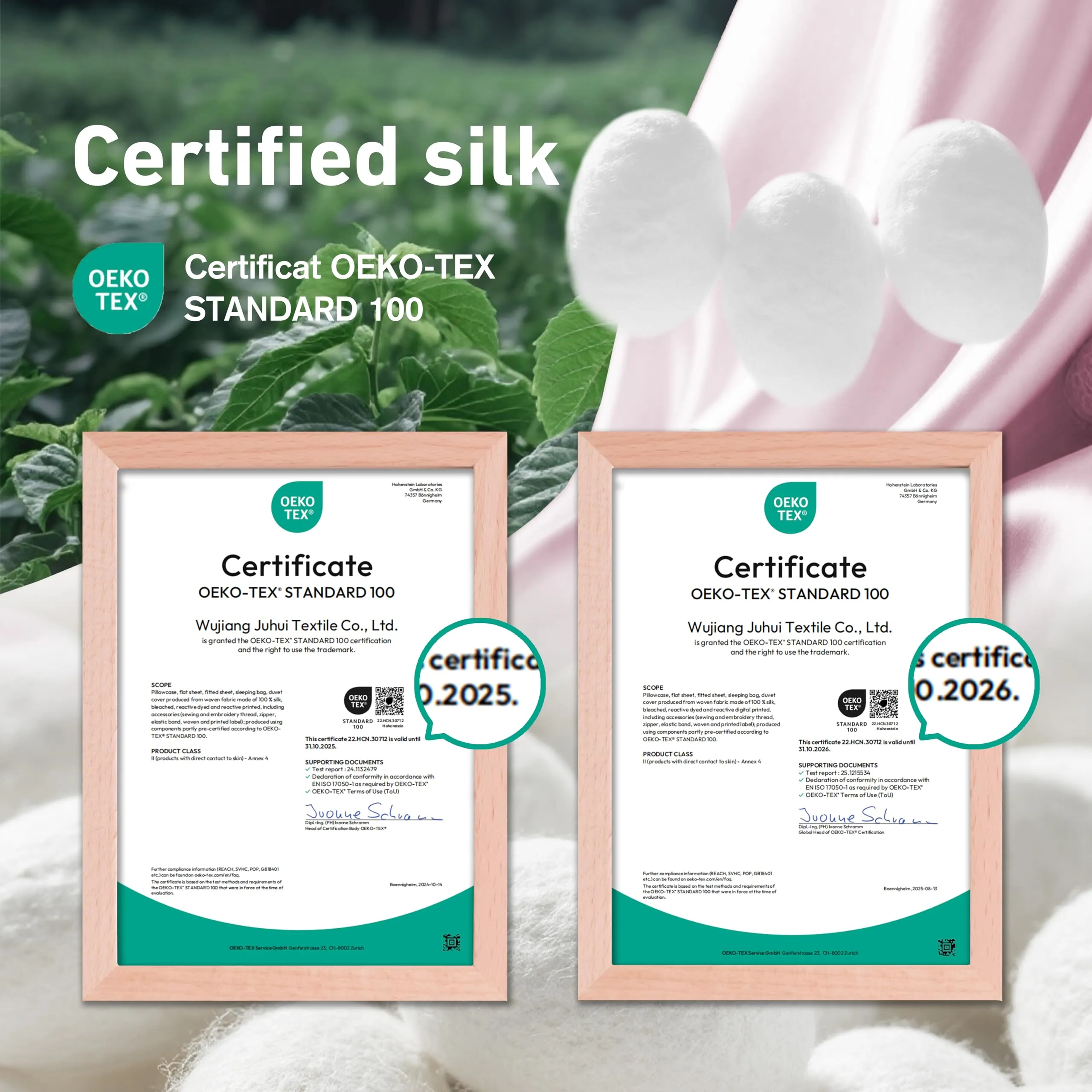 townssilk Federa in Seta di Gelso 100% Naturale 19 Momme, Doppia Faccia, 50x50cm, Red - immagine 7