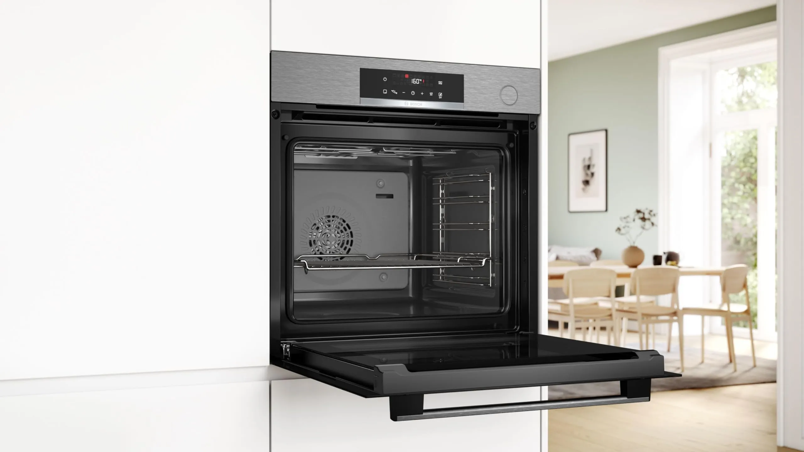 Bosch Serie 4 HRG532BS3 Forno con impulsi di Vapore, Acciaio Inox, Classe A+ - immagine 3