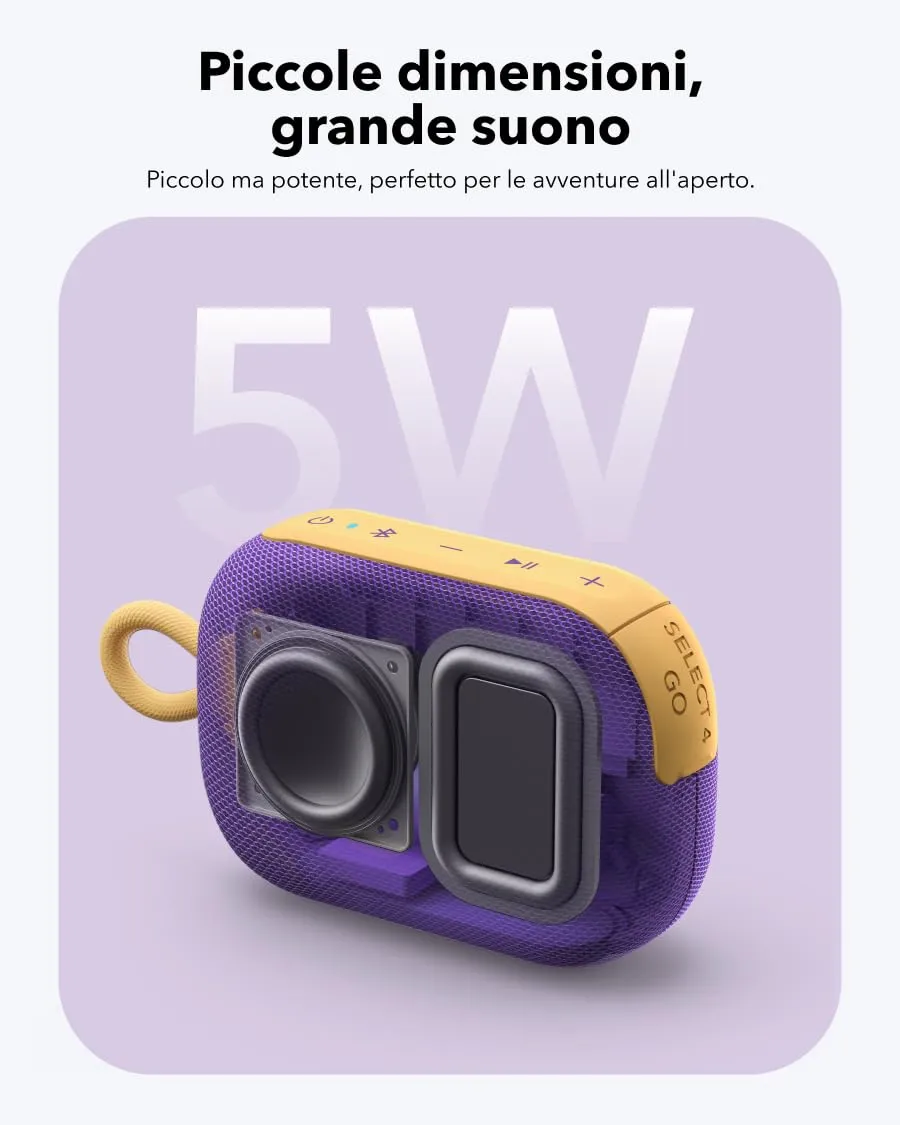 Soundcore Select 4 Go Cassa Bluetooth Portatile Impermeabile IP67 - immagine 3