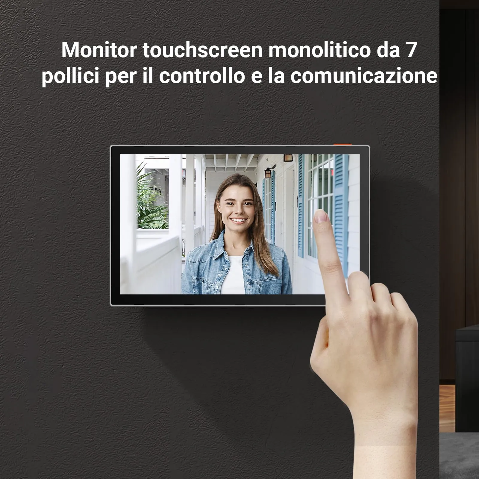 EZVIZ CP5 Videocitofono WiFi, Schermo Touch Screen 7", 1080p, Visione Notturna, Audio Bidirezionale, Sblocco Remoto, Dual Band - immagine 3