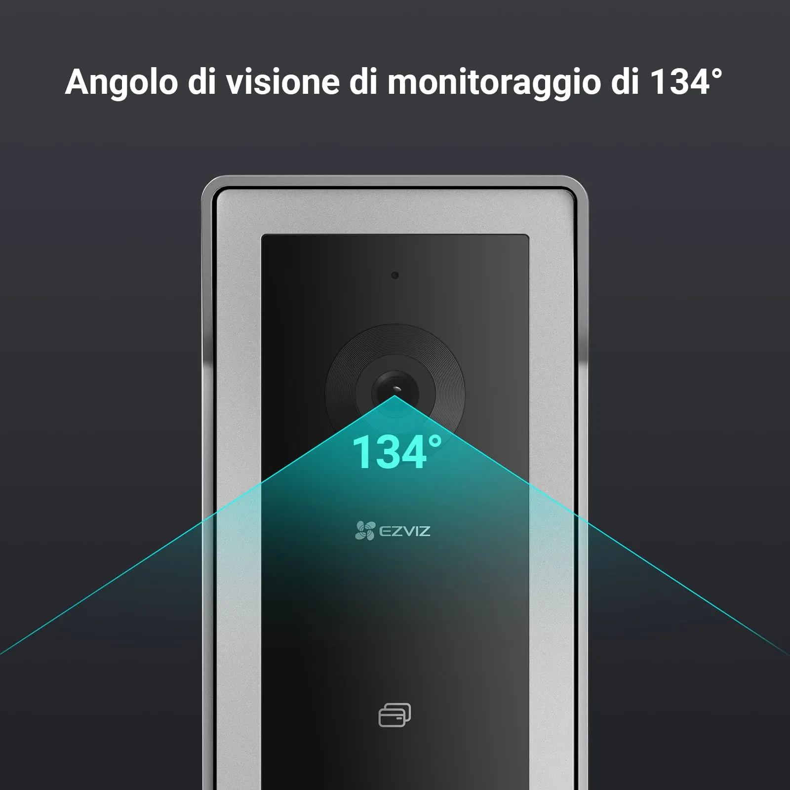 EZVIZ CP5 Videocitofono WiFi, Schermo Touch Screen 7", 1080p, Visione Notturna, Audio Bidirezionale, Sblocco Remoto, Dual Band - immagine 8