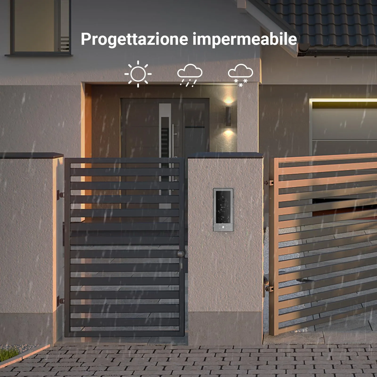EZVIZ CP5 Videocitofono WiFi, Schermo Touch Screen 7", 1080p, Visione Notturna, Audio Bidirezionale, Sblocco Remoto, Dual Band - immagine 9