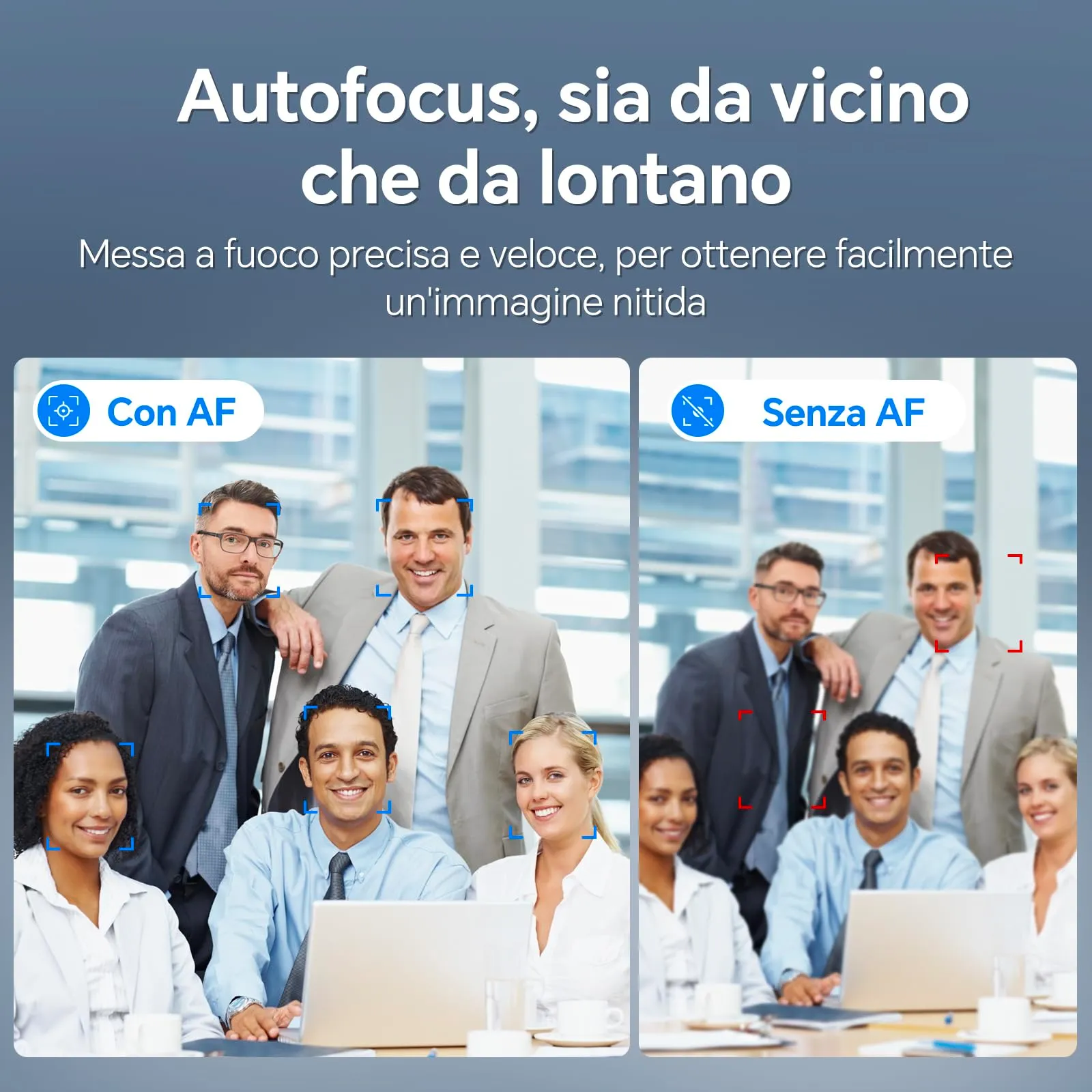 N newline NewEye60s Webcam 4K 30FPS per PC e Mac con Sensore Sony, 2 Microfoni con Cancellazione del Rumore, Autofocus e Privacy Shutter - immagine 4