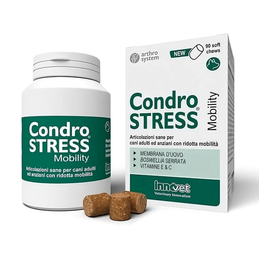 Innovet Condrostress Mobility per Cani Adulti e Anziani, 90 Soft Chews - immagine 1