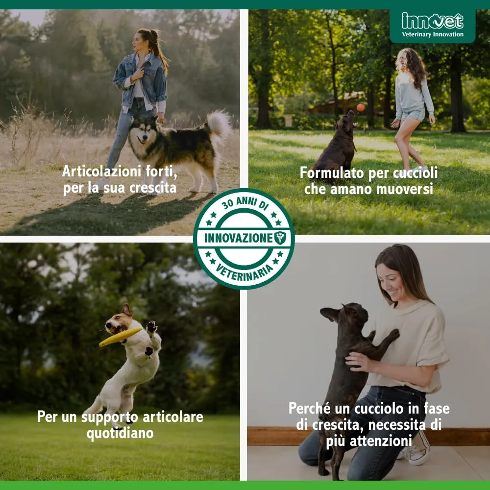 Innovet Condrogen Puppy Alimento complementare per articolazioni cuccioli taglia grande e gigante, 30 compresse - immagine 8
