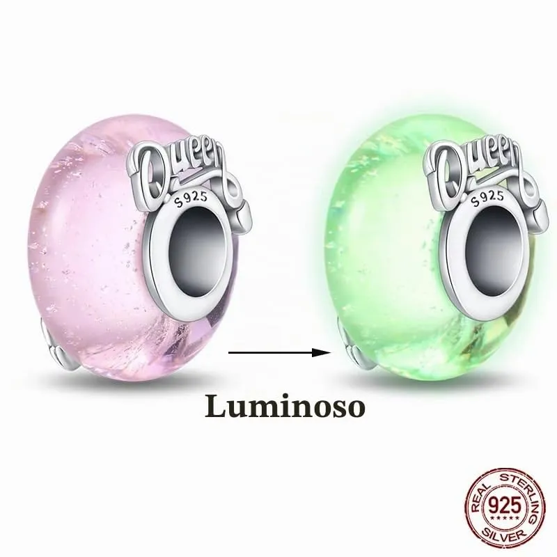 Pandach Bead Charm in Argento Sterling 925 con Cubic Zirconia per Braccialetti e Collane Europei - immagine 7