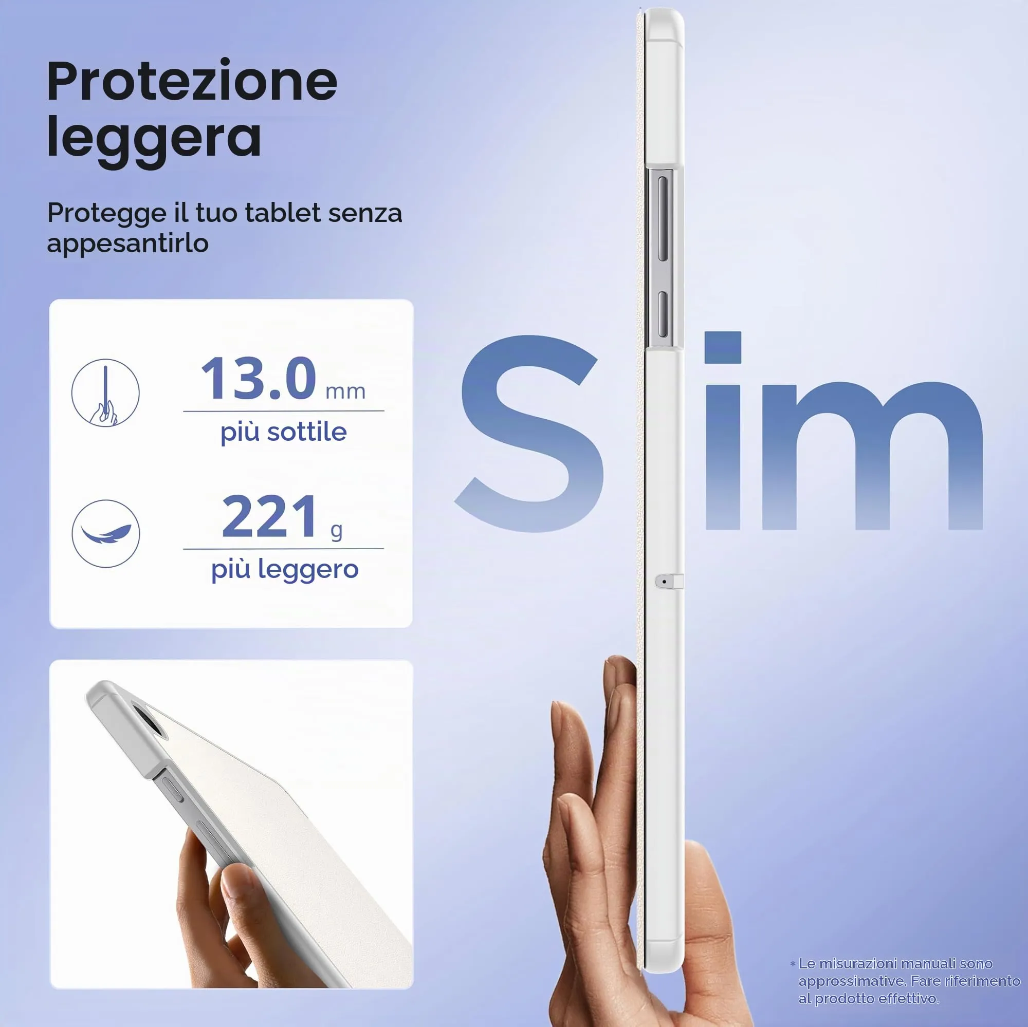 EasyAcc Custodia per Samsung Galaxy Tab A11+ Plus - immagine 5